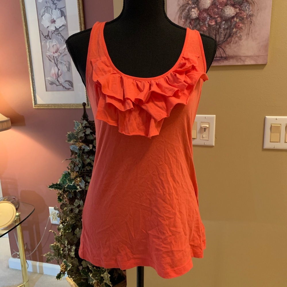 Express ruffle tank top